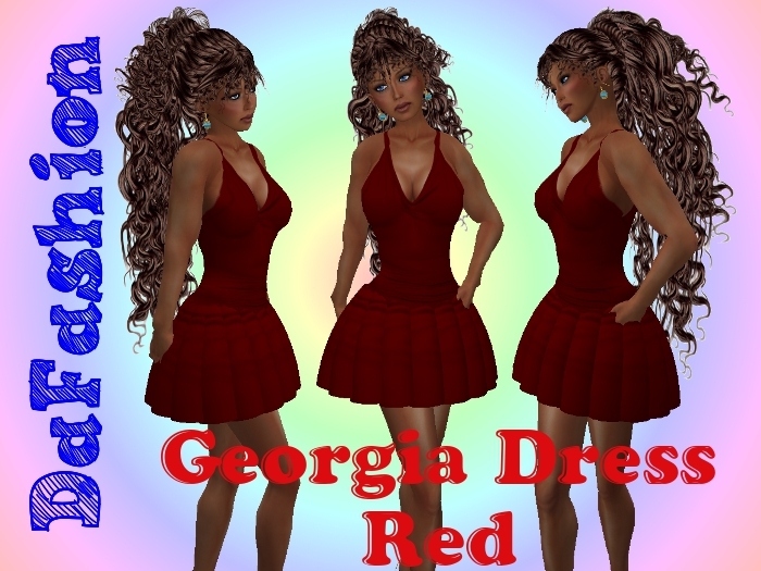 DaFashion Georgia Dress Red