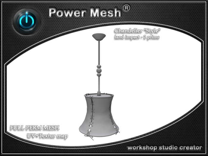 - { POWER MESH } - Full Perm Chandelier "Style" 