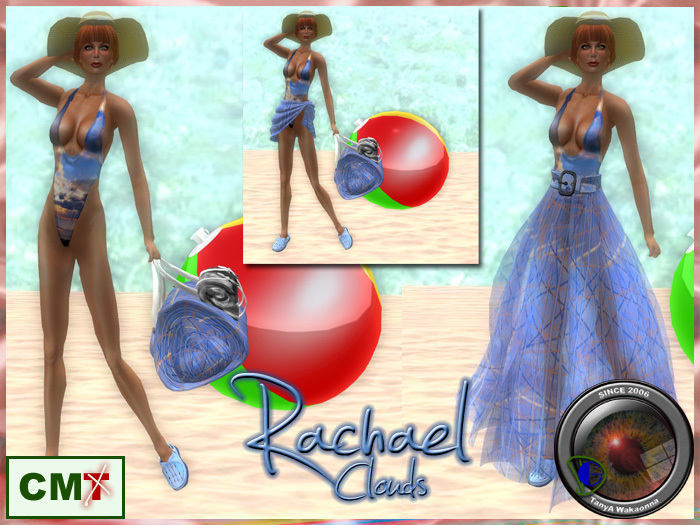 **GD** Rachael Swimming Costume (Clouds) (Boxed)