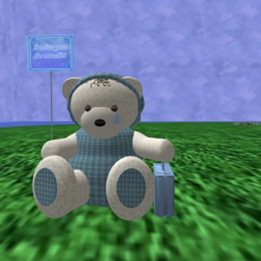 I miss you so much bear [blue] boxed