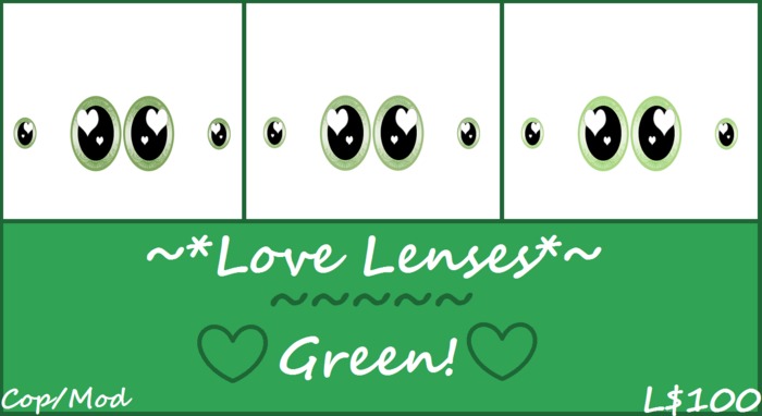 [Retired Item 50% Off] Love Lenses Green