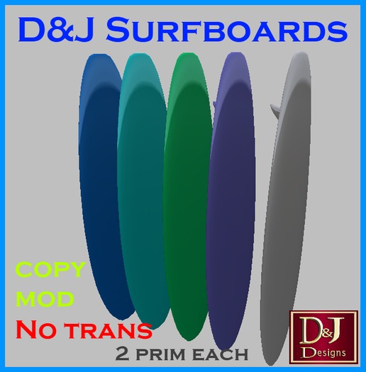 D&J Surfboards  (boxed)