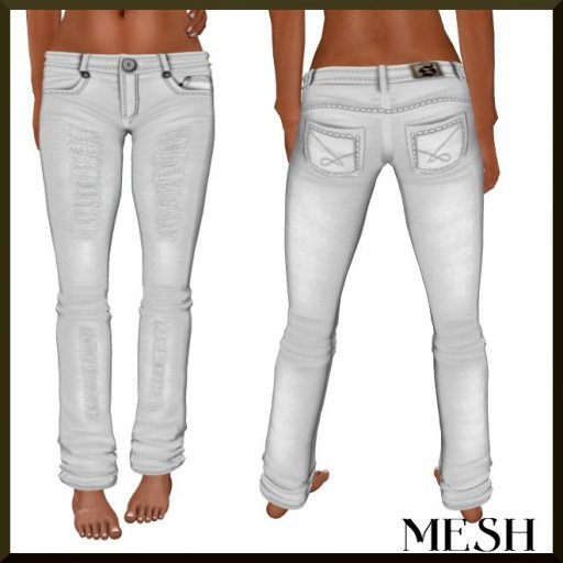 ::STOKED:: (MESH) Ripped Whiteout Jeans