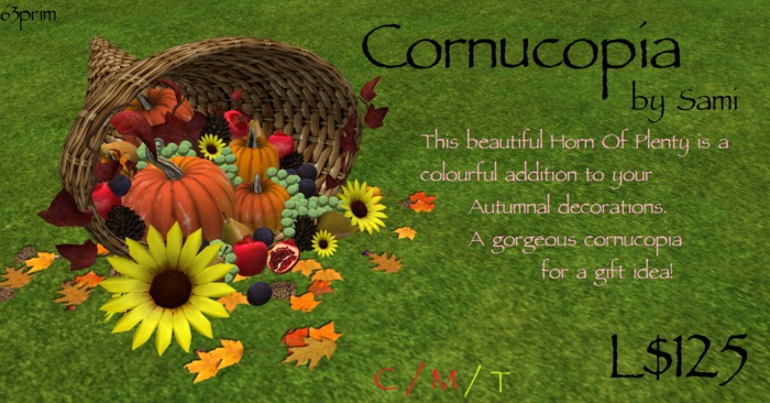 Thanksgiving Cornucopia by Sami (boxed)