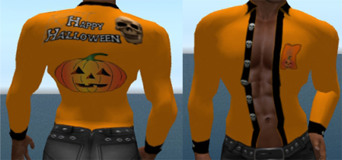 Boxed Halloween Shirt 2012 (orange)