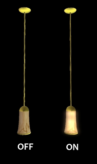 Alibaster & Brass Vase Light
