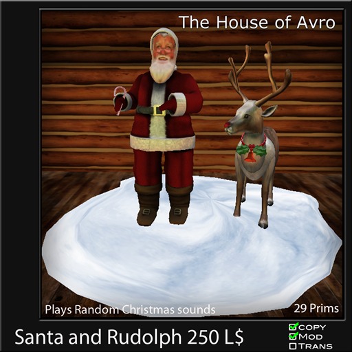 Santa and Rudolph - Plays Random Christmas Phrases