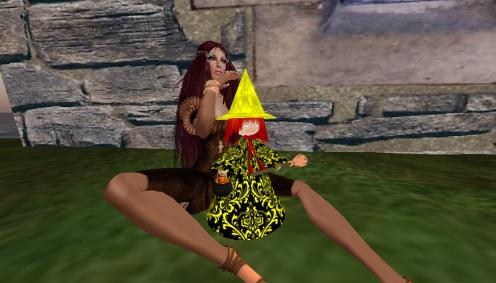 Tiffanny's little yellow witch enchanted doll