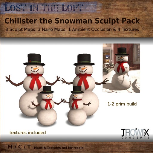 Trowix - Chillster the Snowman Pack