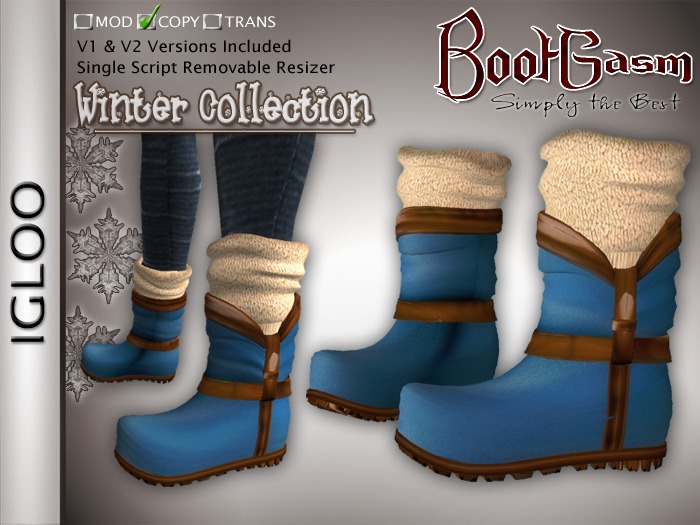 Bootgasm Igloo Winter Boots Blue