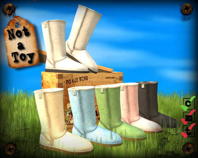 [Not a Toy]-Lil' lamb Boots Titanium