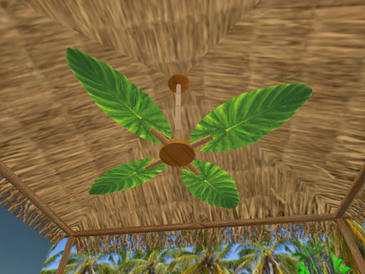 Green Leaf Ceiling Fan
