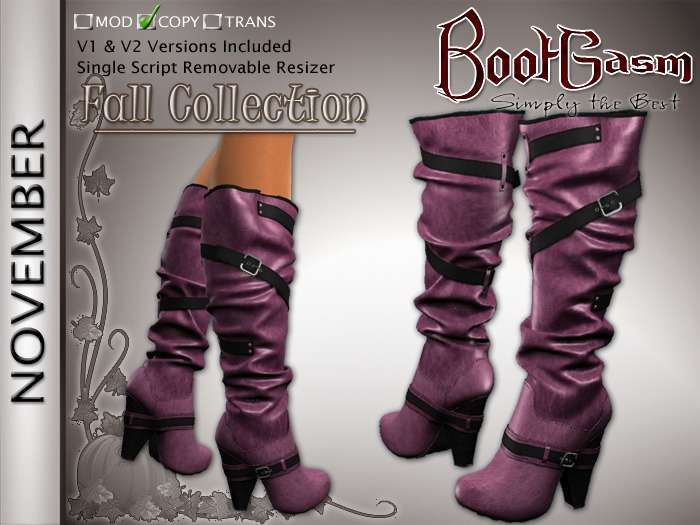 Bootgasm November Fall Calf High Boots Pink