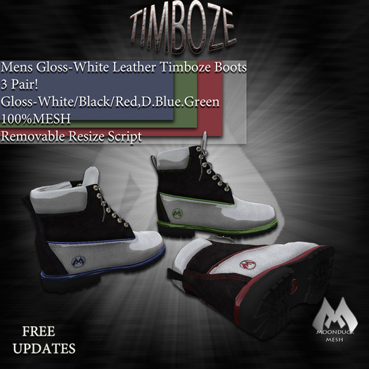 TIMBOZE_ GLOSS-WHITE 3-PACK  