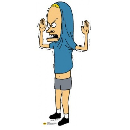 "cooperate with my bunghole" Cornholio gesture