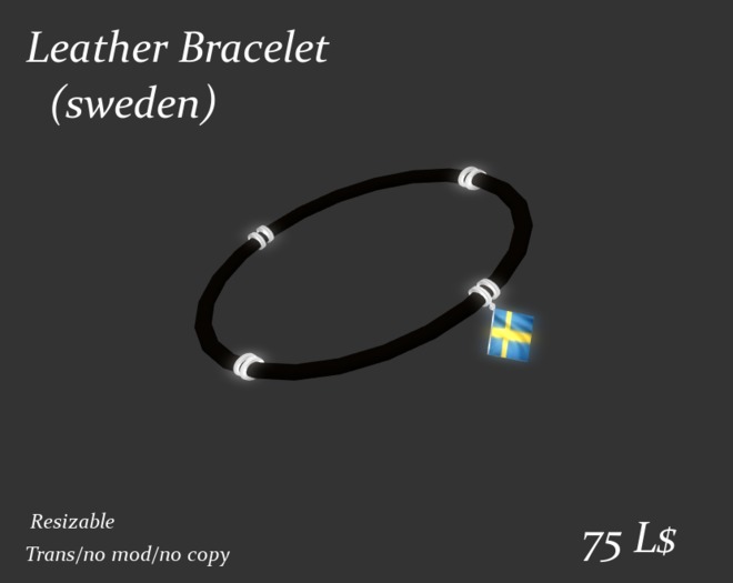 *OP* Flag Bracelet Sweden (m)