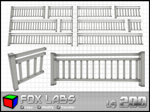 Sculpt Railings - Full Permissions - Fox Labs
