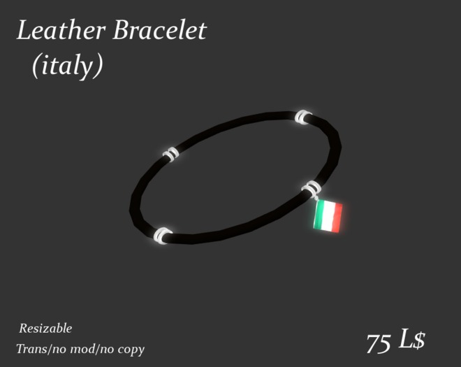 *OP* Flag Bracelet Italy (m)