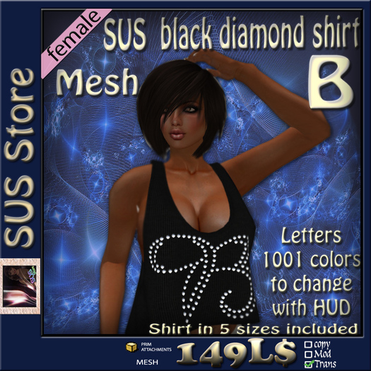 SUS black Diamond-Shirt B