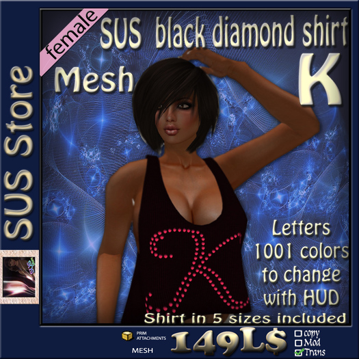 SUS black Diamond-Shirt K