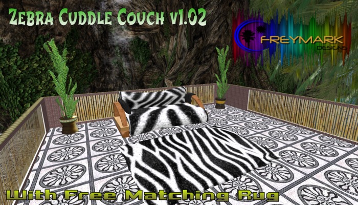 Zebra Cuddle Couch v1.02