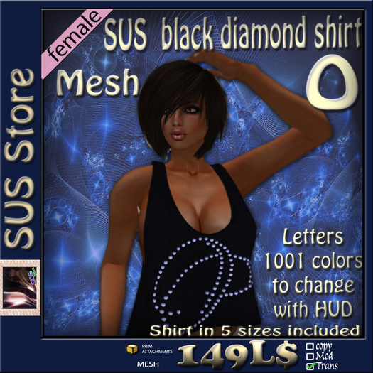 SUS black Diamond-Shirt O