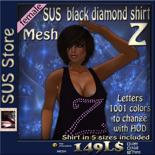 SUS black Diamond-Shirt Z