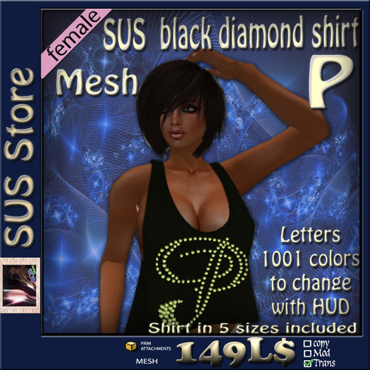 SUS black Diamond-Shirt P