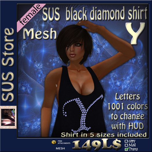 SUS black Diamond-Shirt Y