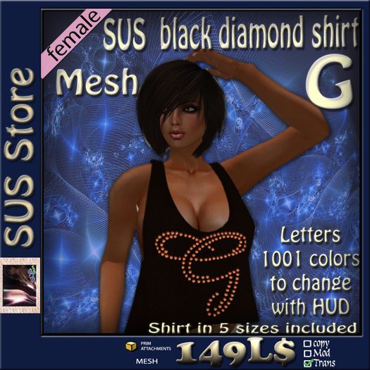 SUS black Diamond-Shirt G