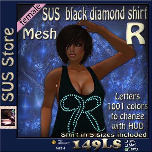 SUS black Diamond-Shirt R