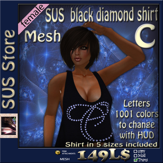 SUS black Diamond-Shirt C