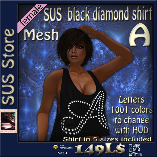 SUS black Diamond-Shirt A