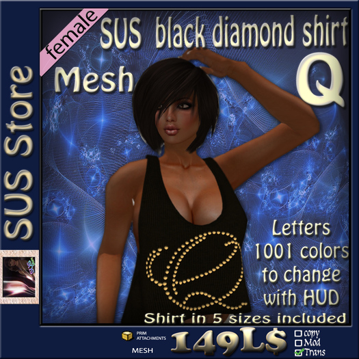 SUS black Diamond-Shirt Q