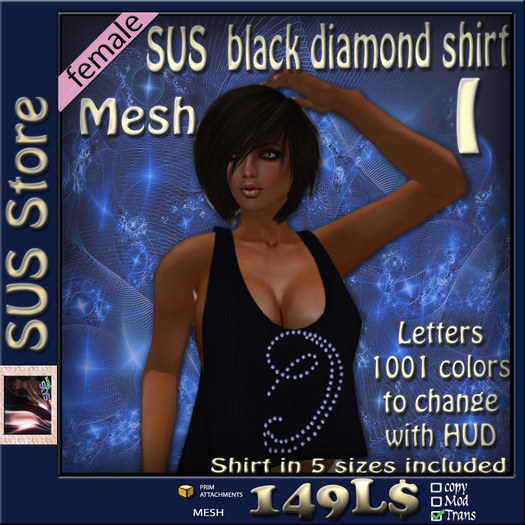 SUS black Diamond-Shirt I