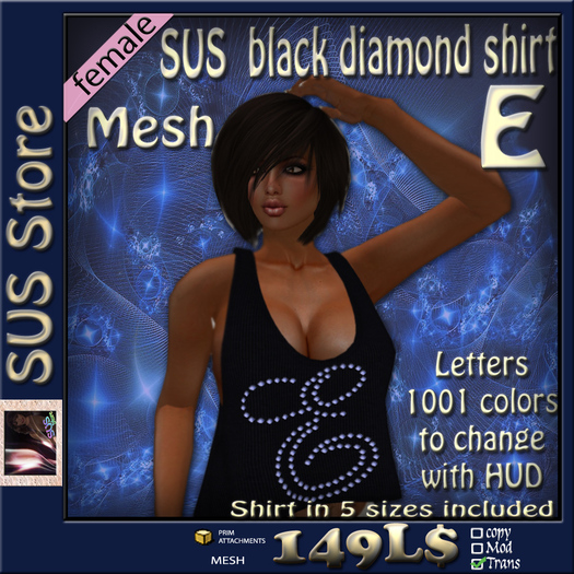 SUS black Diamond-Shirt E