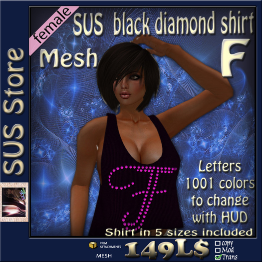 SUS black Diamond-Shirt F