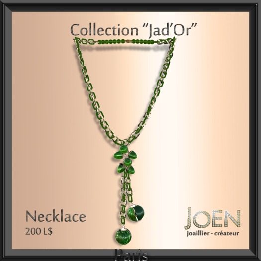 *JOEN*  Jad'Or  Necklace