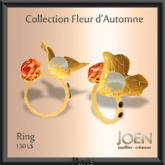 *JOEN* RING " Fleur d'Automne "