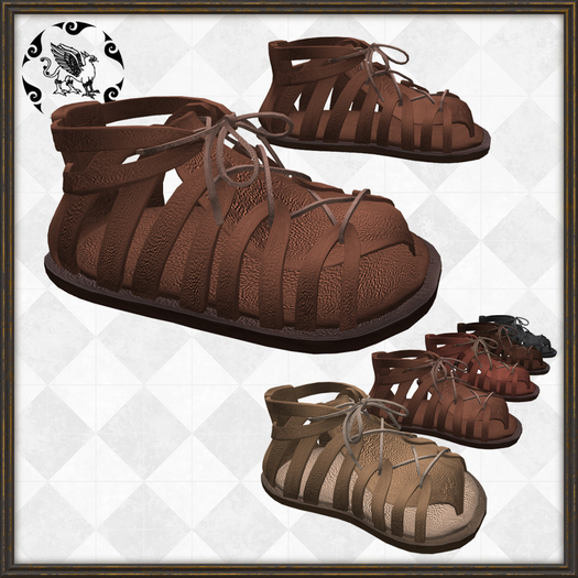 (GL) "Greco-Roman" Sandals