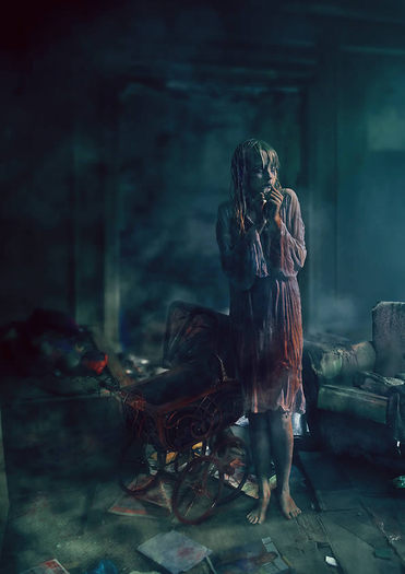Horror Movie-Themed Photo