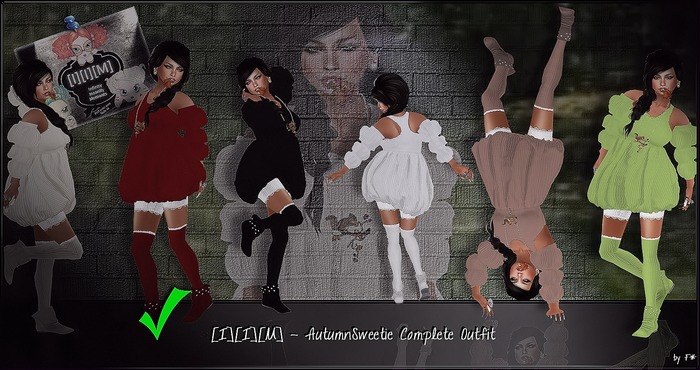 [I][I][M] - AutumnSweetie Complete Outfit Red