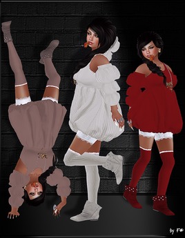Second Life Marketplace - [I][I][M] - AutumnSweetie Complete Outfit Mauve