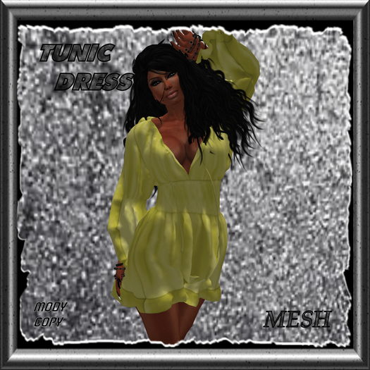 Tunic Dress (yellow) *MESH