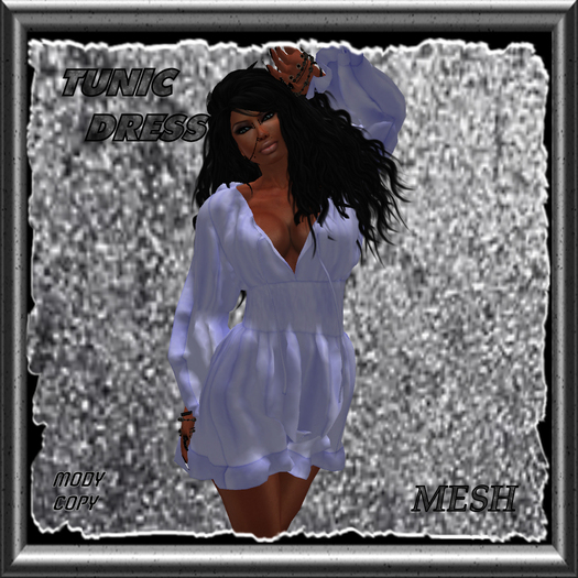 Tunic Dress (blue) *MESH