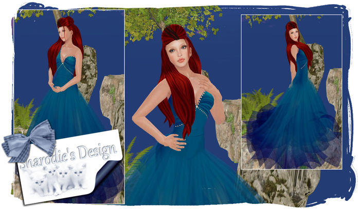 ~*~Shar's Gowns~*~Adriana Blue