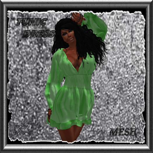 Tunic Dress (green) *MESH