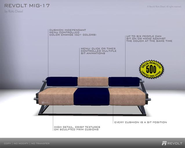 REVOLT MIG-17 couch 