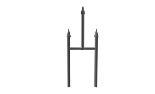 Full Perm Pointed Sissy Bar
