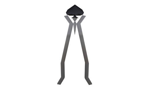 Full Perm Spade Dagger Sissy Bar